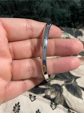 Classic Men's Silver-Tone Cuff Bracelet